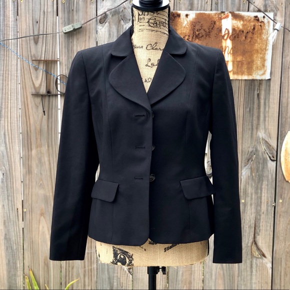 Kasper Separates Black Blazer size 6P - Picture 3 of 8